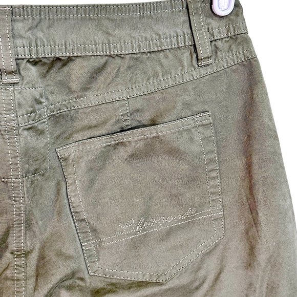 Life Is Good Green Chino Straight Leg Pants Women's 8 - Picture 7 of 10